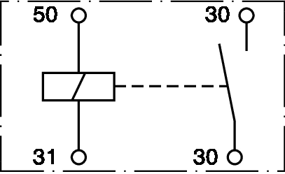 Relay, main current 0 333 009 009