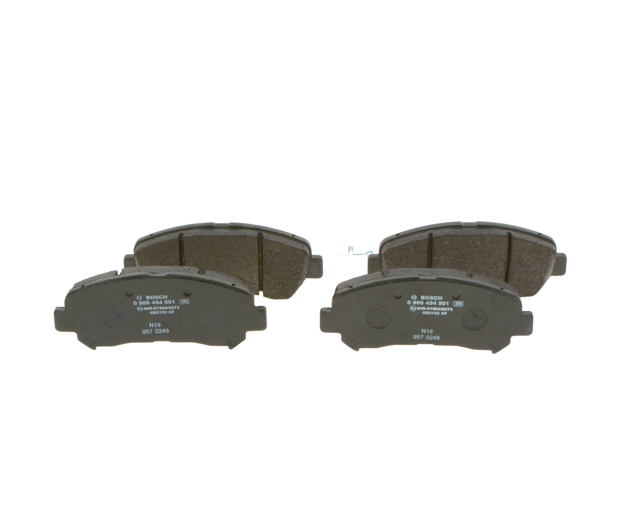Brake Pad Set, disc brake 0 986 494 501