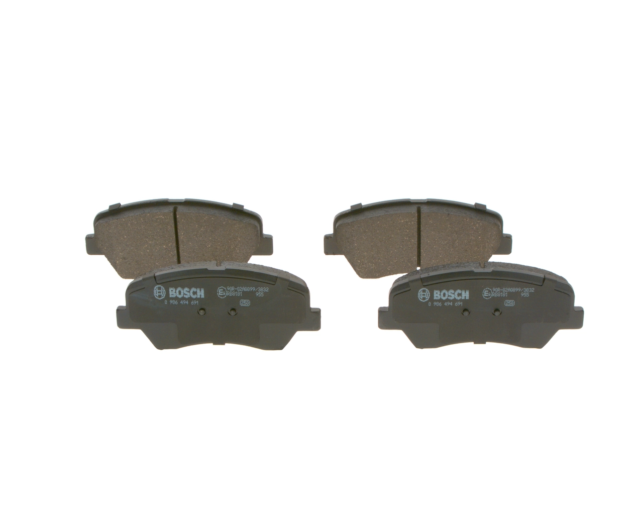 Brake Pad Set, disc brake 0 986 494 691