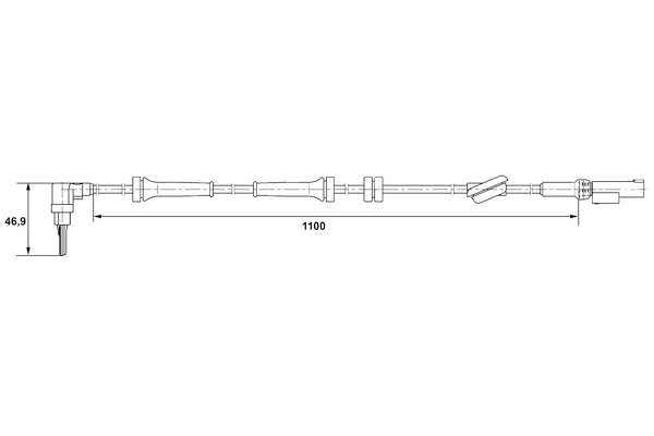 BOSCH 0 265 007 401 Sensor, wheel speed