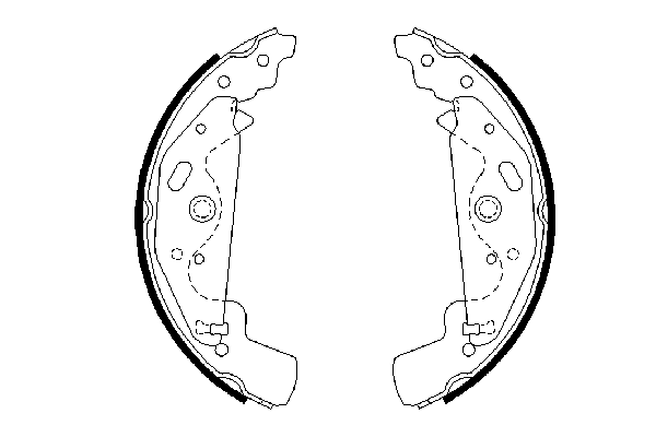 Brake Shoe Set 0 986 487 643