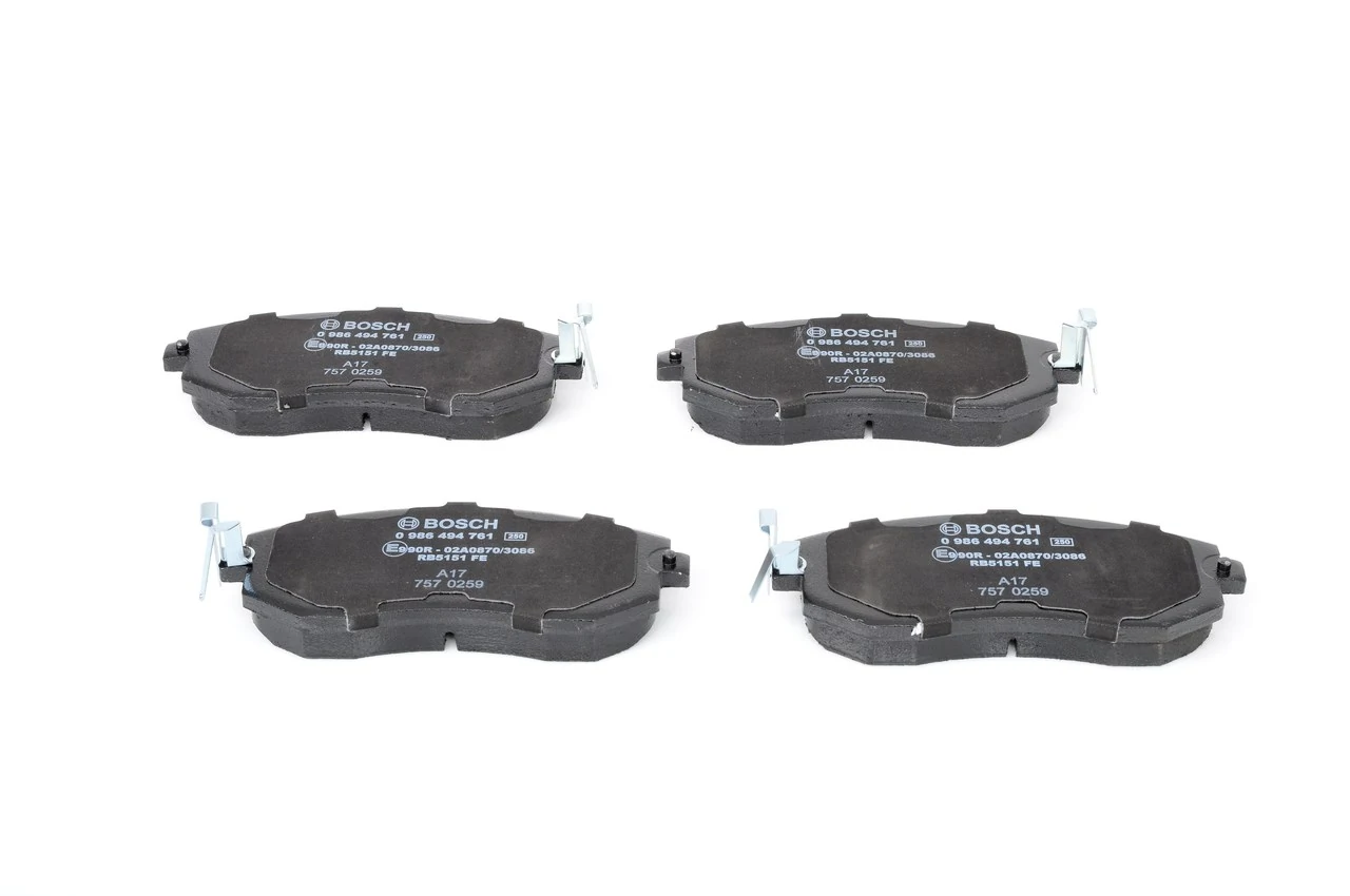 Brake Pad Set, disc brake 0 986 494 761