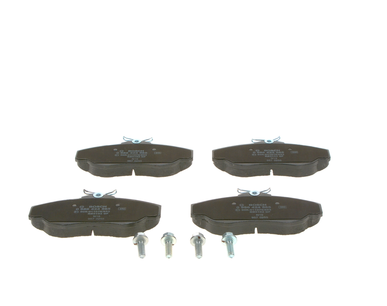 Brake Pad Set, disc brake 0 986 424 565