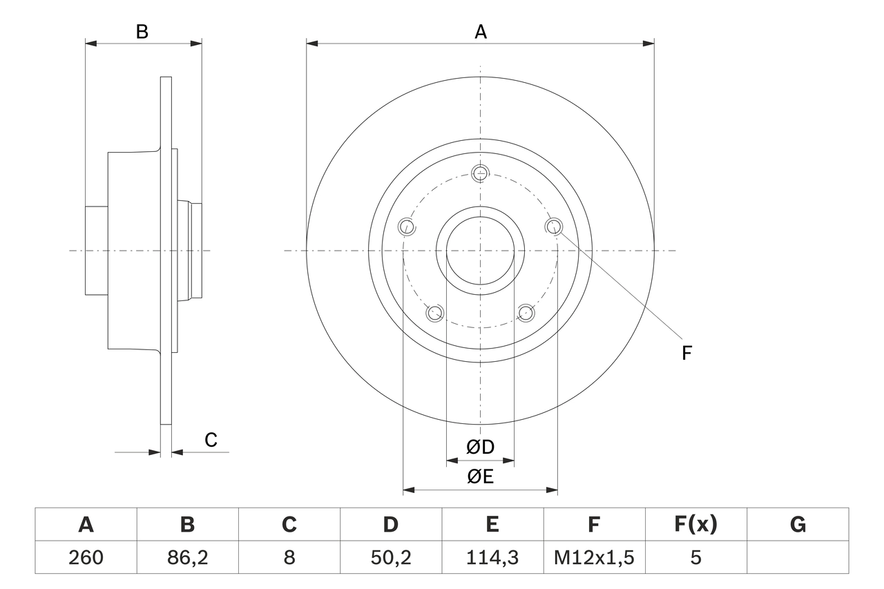 Brake Disc 0 986 479 708