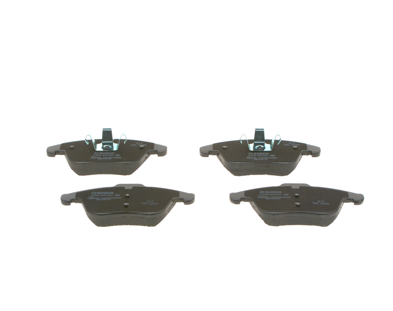 Brake Pad Set, disc brake 0 986 494 830