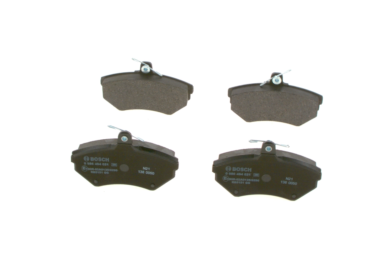 Brake Pad Set, disc brake 0 986 494 021