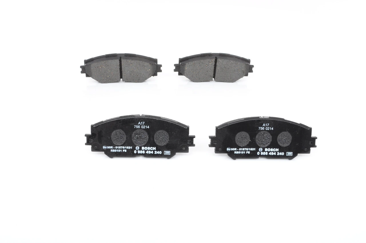 Brake Pad Set, disc brake 0 986 494 240
