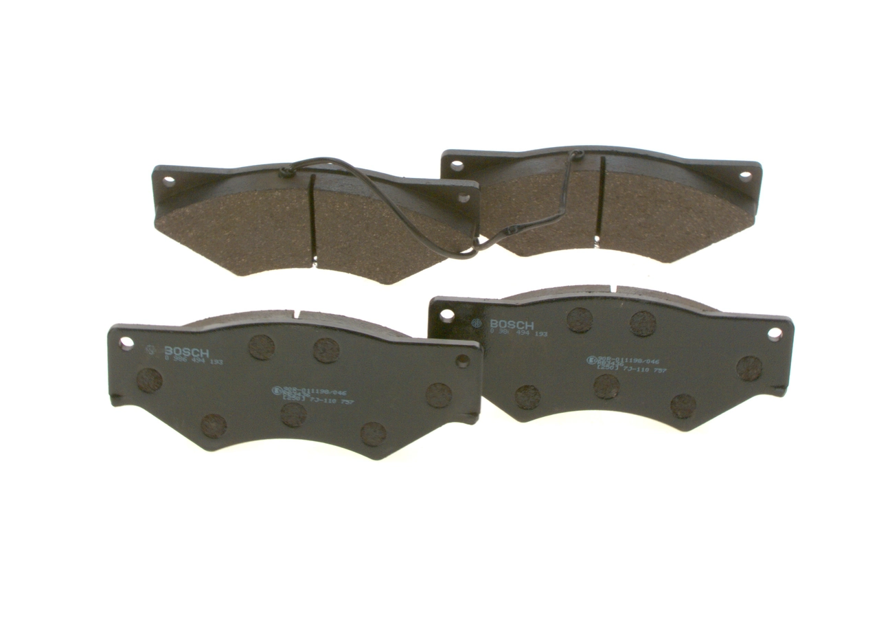 Brake Pad Set, disc brake 0 986 494 193