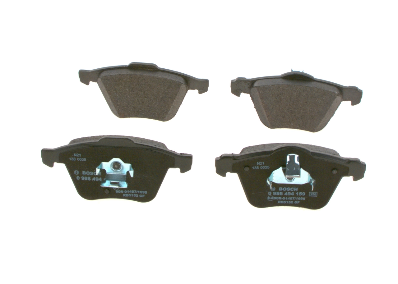 Brake Pad Set, disc brake 0 986 494 159