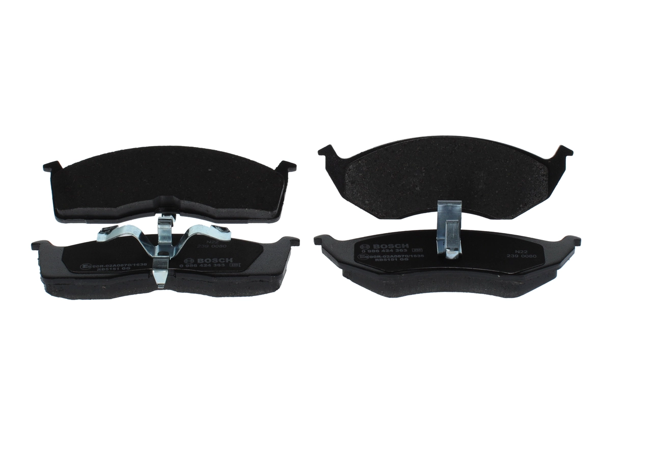 Brake Pad Set, disc brake 0 986 424 363