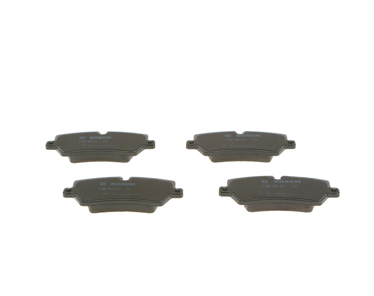 Set bantalan rem, rem cakram 0 986 494 810