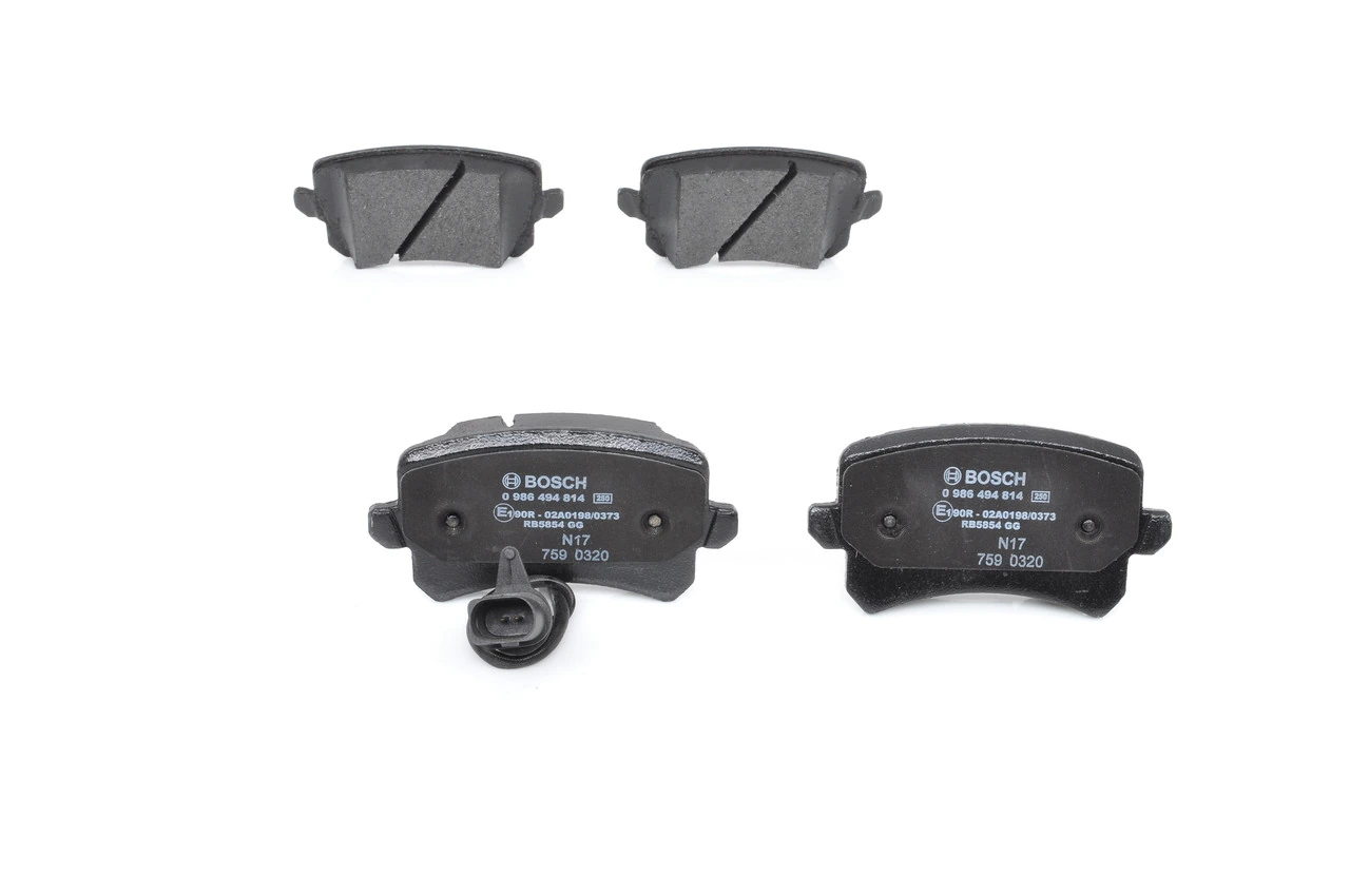 Brake Pad Set, disc brake 0 986 494 814