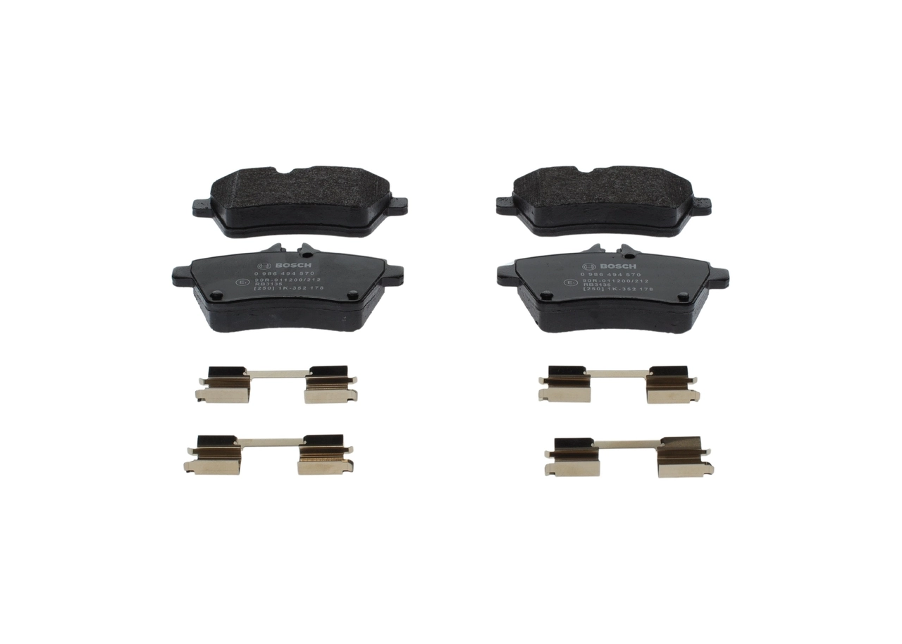 Brake Pad Set, disc brake 0 986 494 570