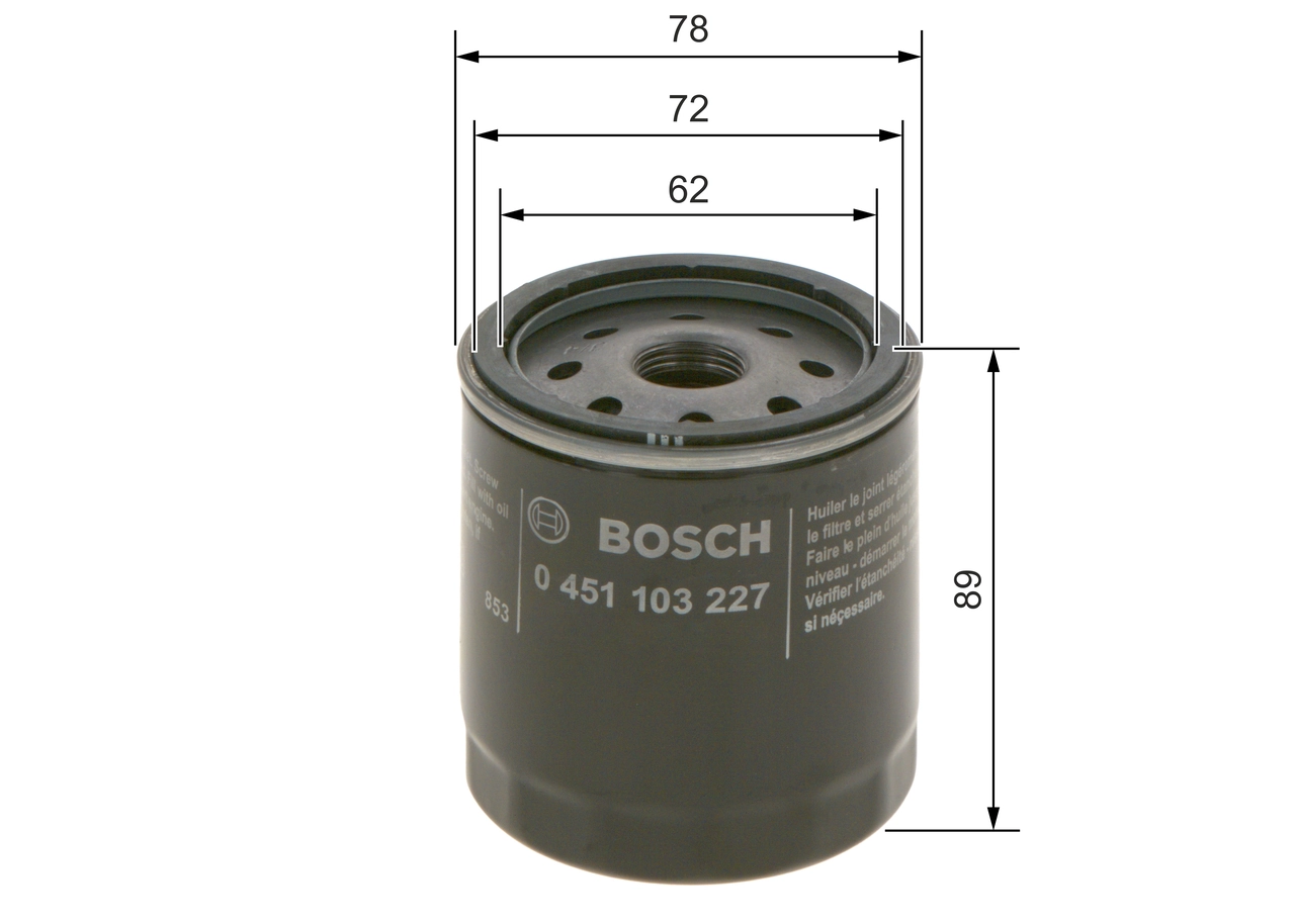 Oil Filter 0 451 103 227