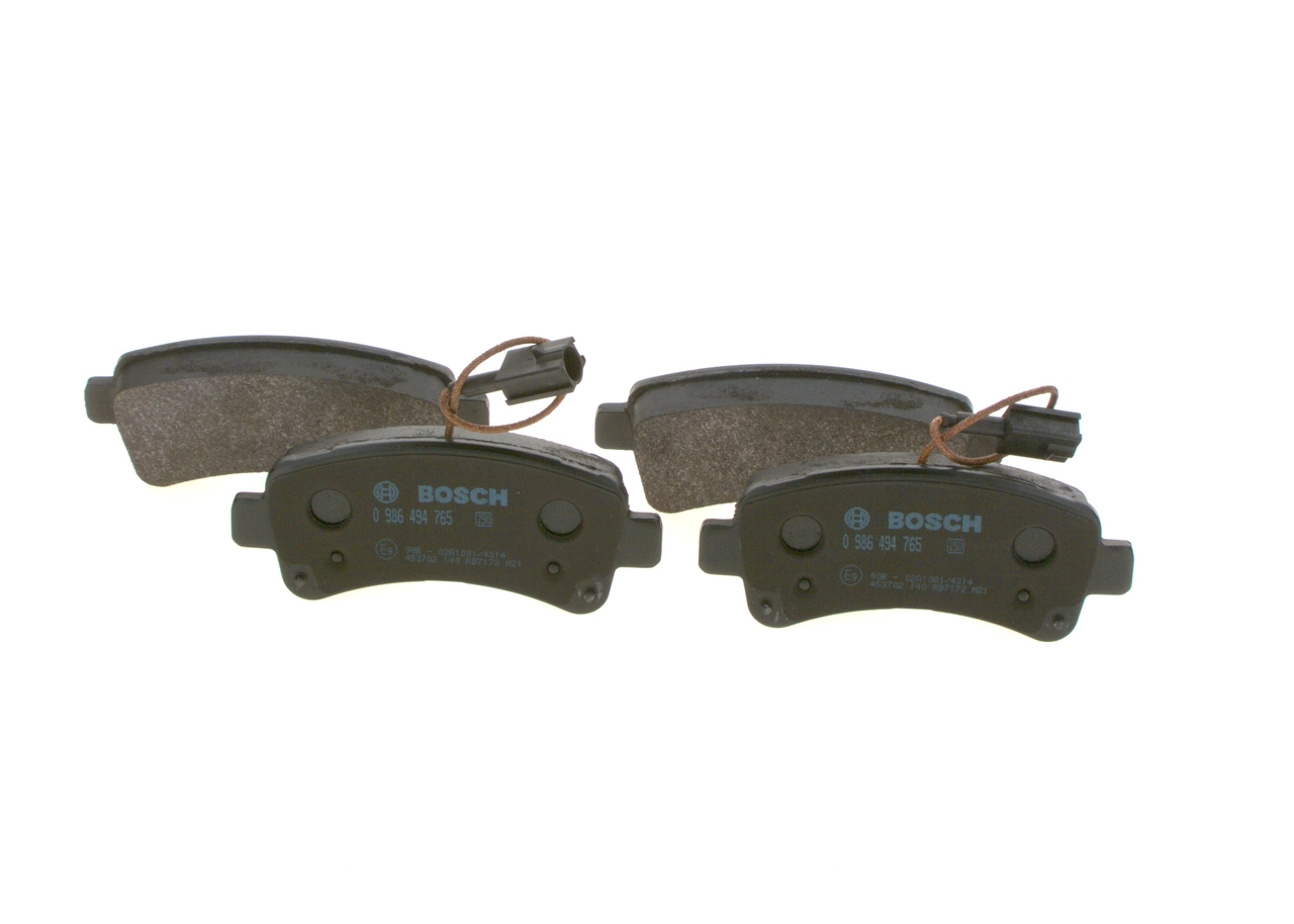 Brake Pad Set, disc brake 0 986 494 765