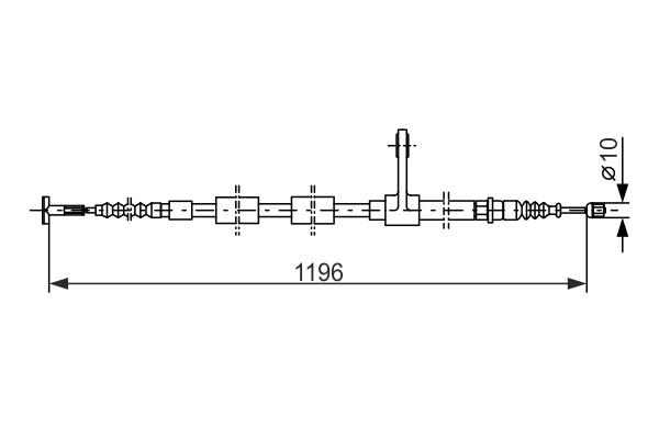 Cable Pull, parking brake 1 987 477 621