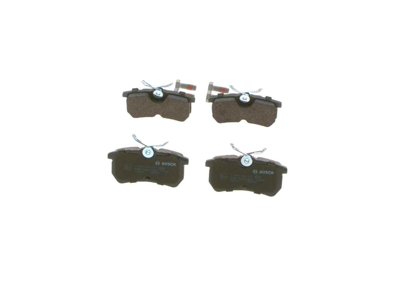 Brake Pad Set, disc brake 0 986 494 011