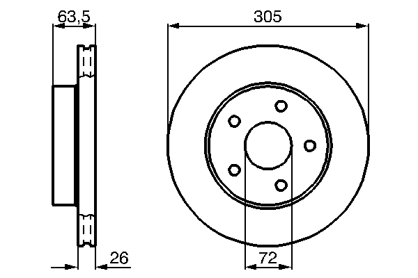 Brake Disc 0 986 478 772