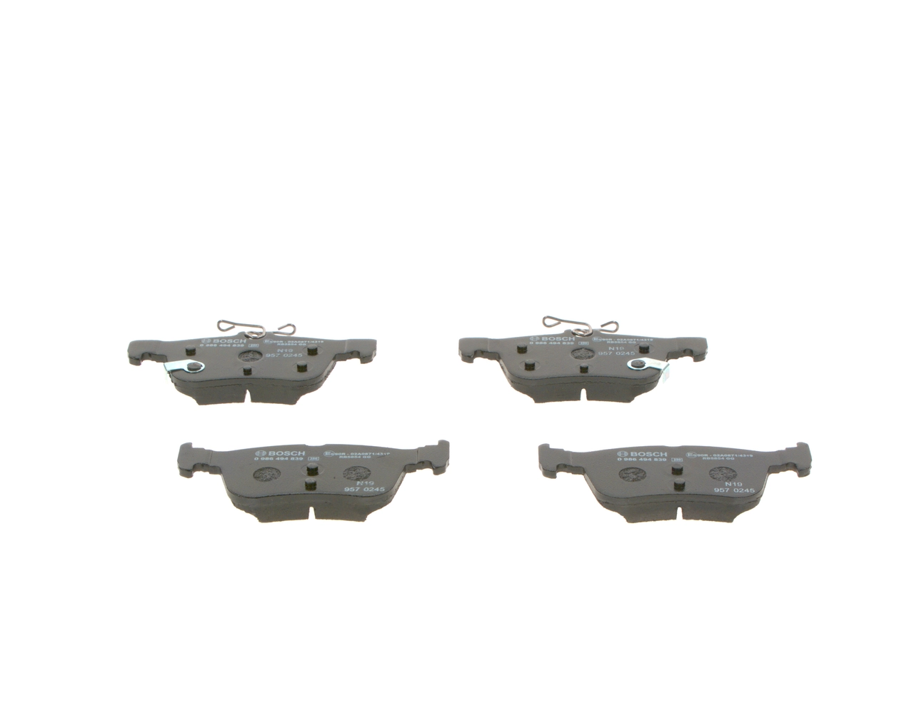 Brake Pad Set, disc brake 0 986 494 839