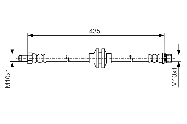 BOSCH 1 987 481 A07 Brake Hose
