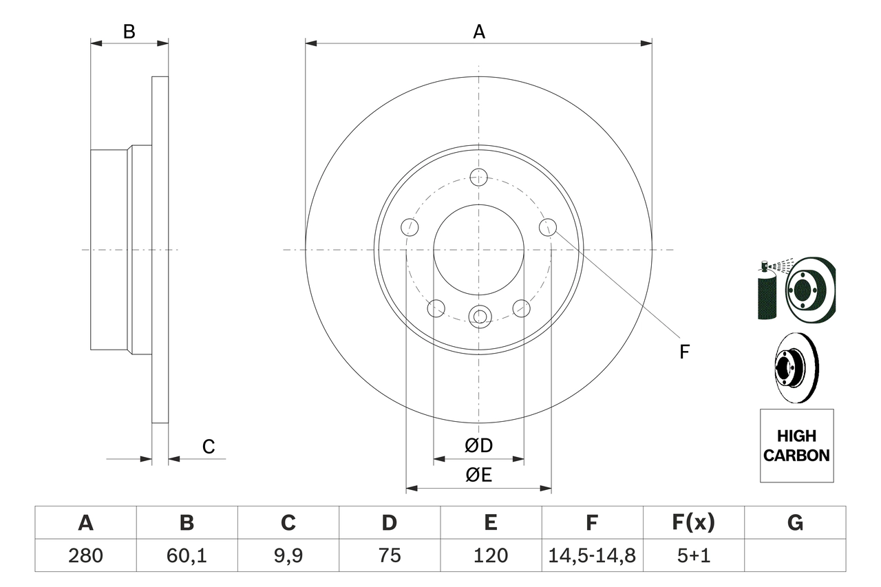Brake Disc 0 986 478 561
