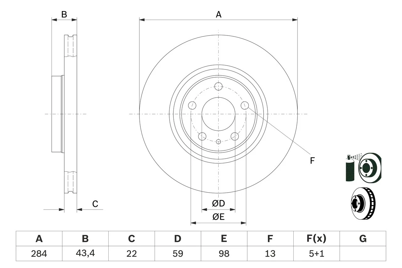 Brake Disc 0 986 478 521