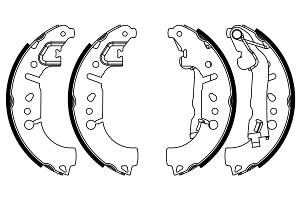Brake Shoe Set 0 986 487 956