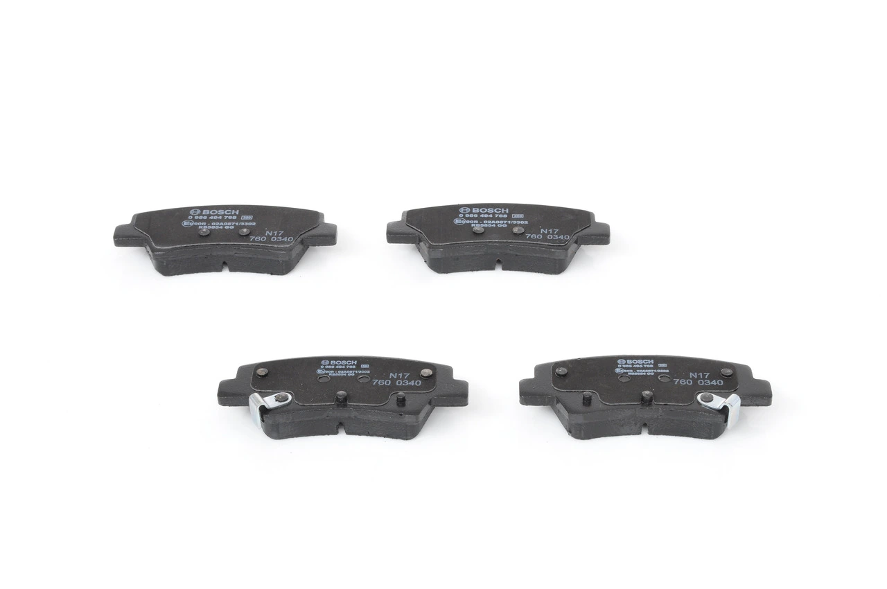 Brake Pad Set, disc brake 0 986 494 768