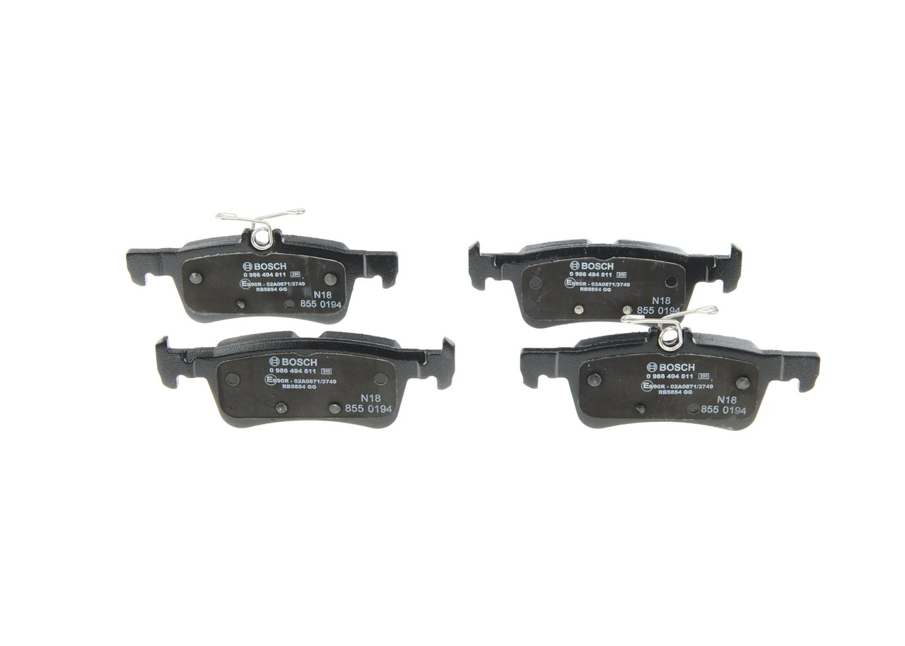 Brake Pad Set, disc brake 0 986 494 811