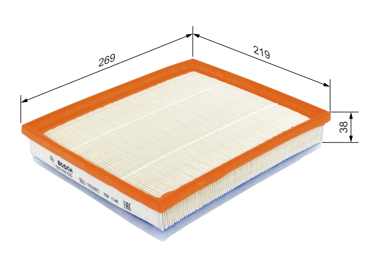 Air Filter F 026 400 525