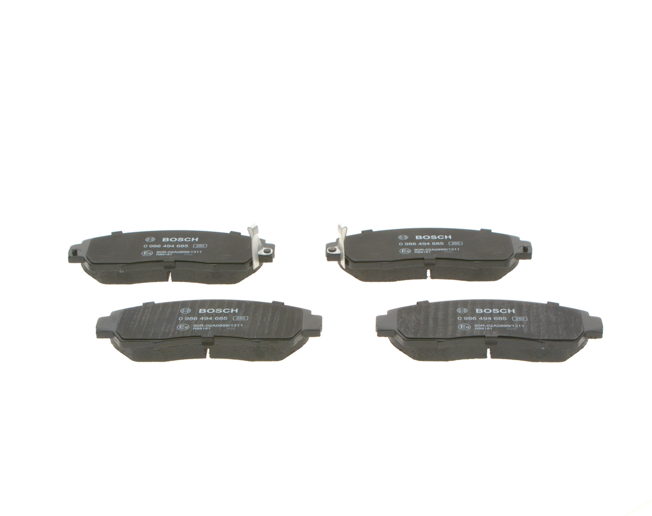 Brake Pad Set, disc brake 0 986 494 685