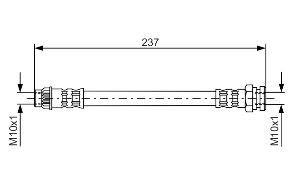 BOSCH 1 987 481 052 Brake Hose