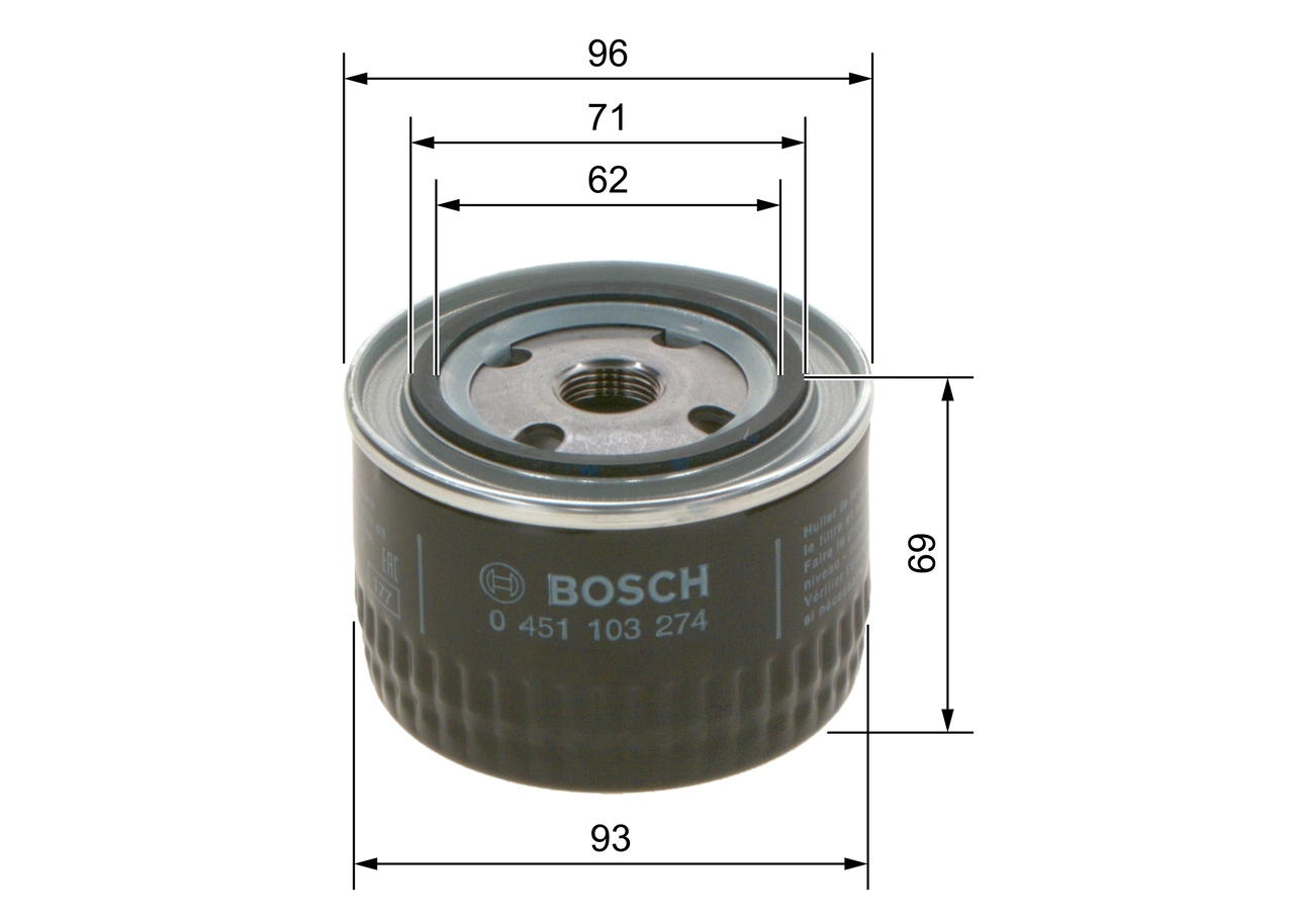 Oil Filter 0 451 103 274