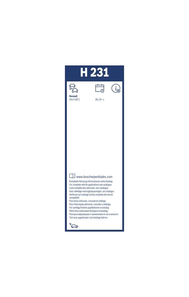 BOSCH 3 397 015 663 Wiper Blade