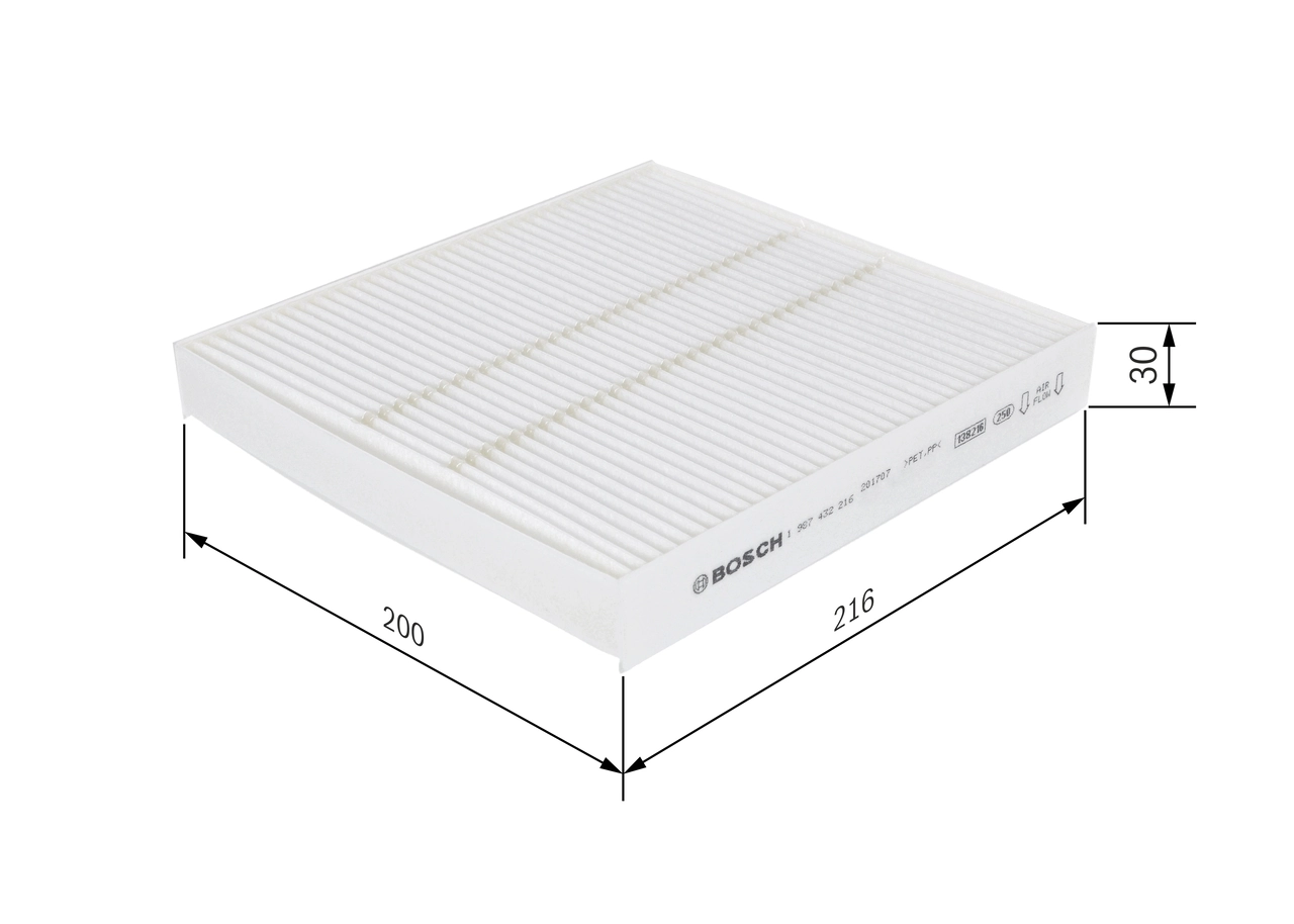 Filter, cabin air 1 987 432 216