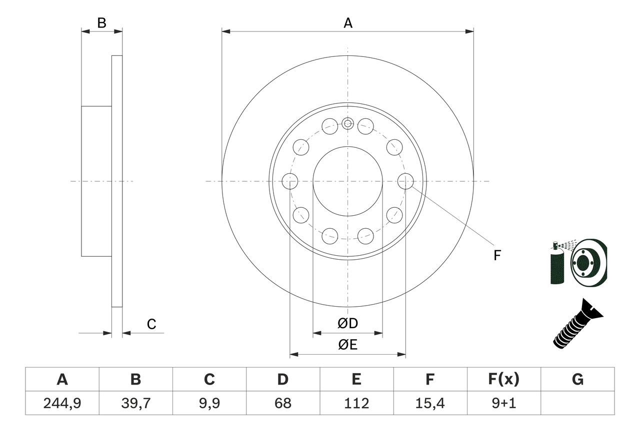 Brake Disc 0 986 478 986