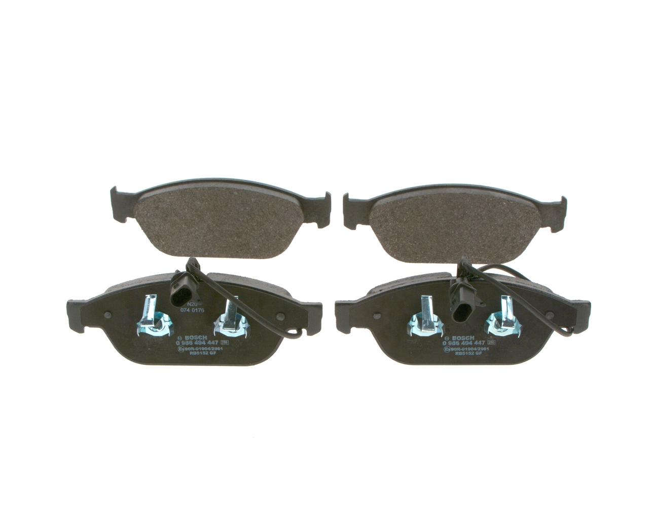 BOSCH 0 986 494 447 Brake Pad Set, disc brake