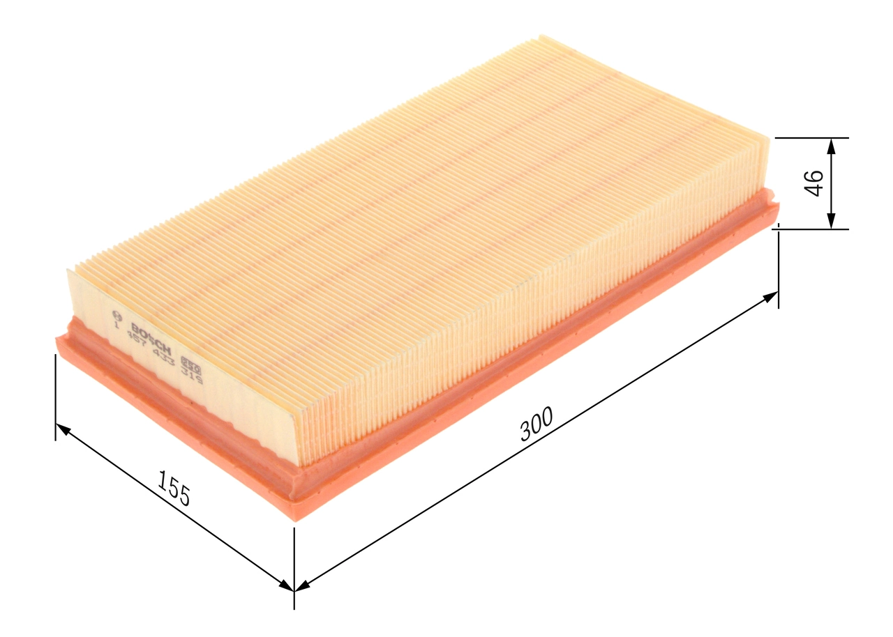 Luftfilter 1 457 433 319