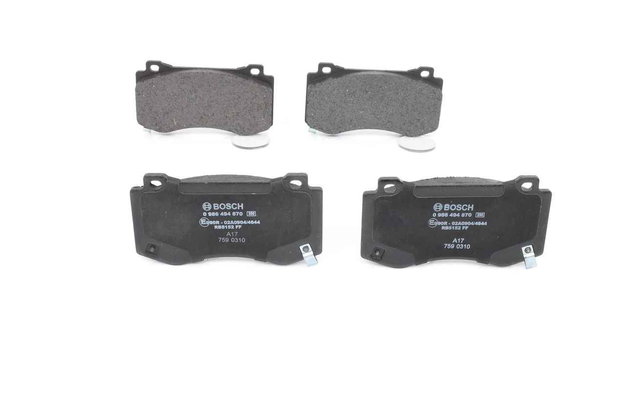 Brake Pad Set, disc brake 0 986 494 870