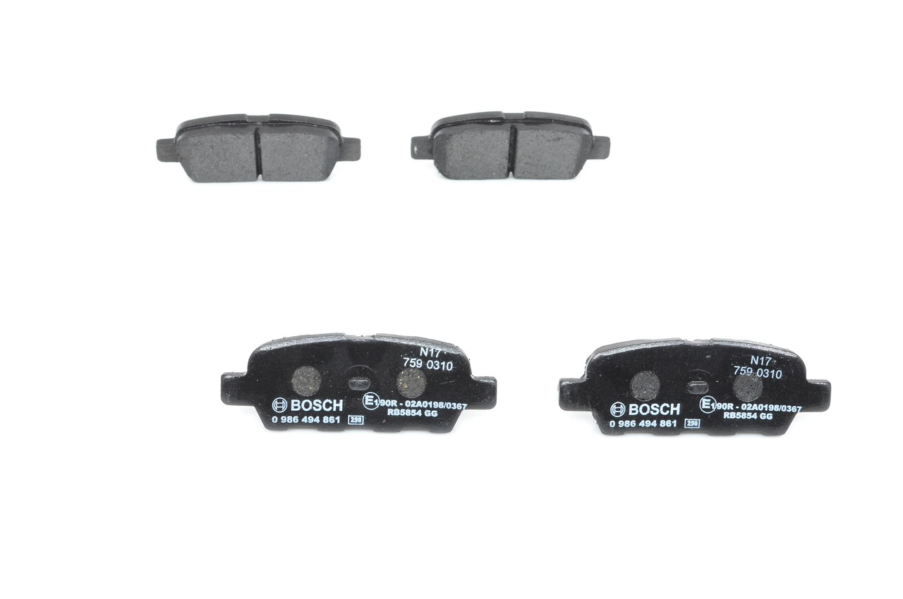 Brake Pad Set, disc brake 0 986 494 861
