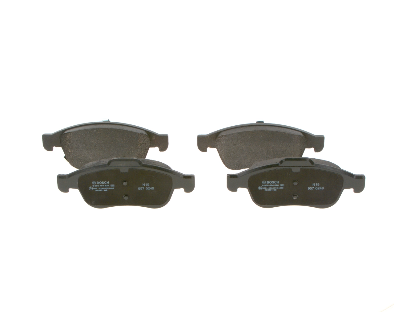 Brake Pad Set, disc brake 0 986 494 826