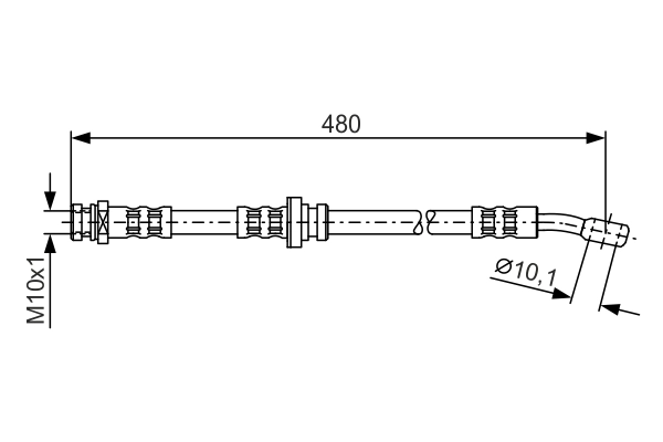 Brake Hose 1 987 481 065