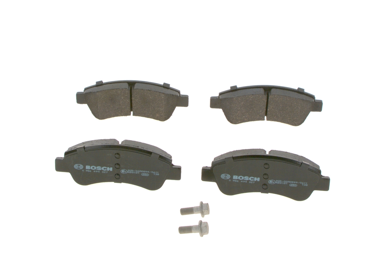 Brake Pad Set, disc brake 0 986 494 027