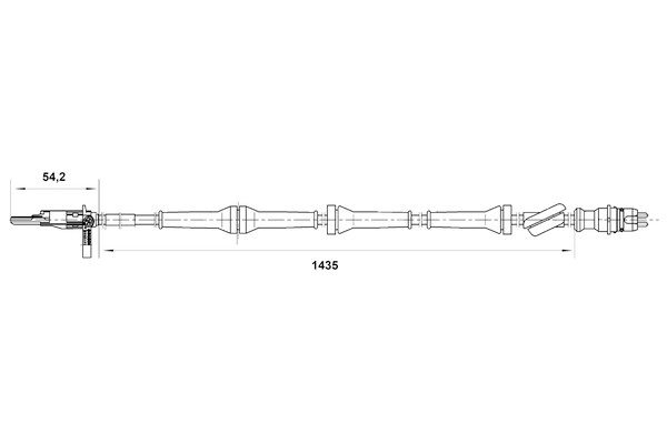 BOSCH 0 265 007 072 Sensor, wheel speed