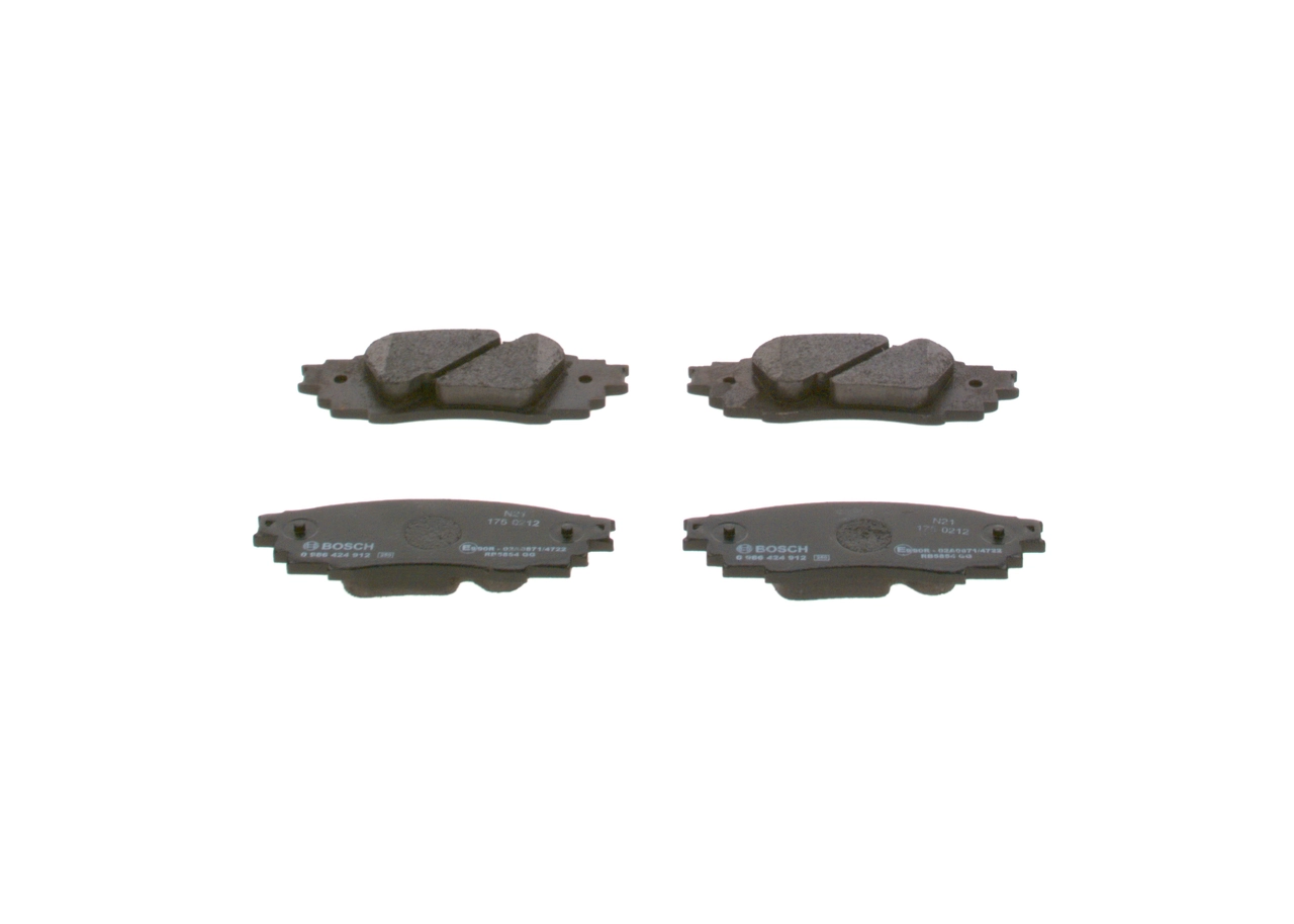 Brake Pad Set, disc brake 0 986 424 912