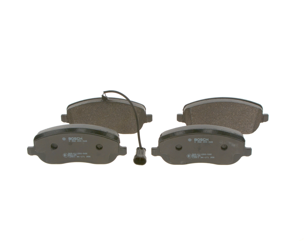 Brake Pad Set, disc brake 0 986 494 068
