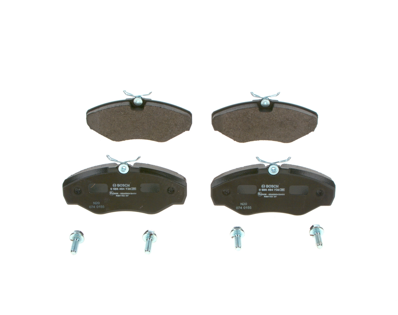 Brake Pad Set, disc brake 0 986 494 730