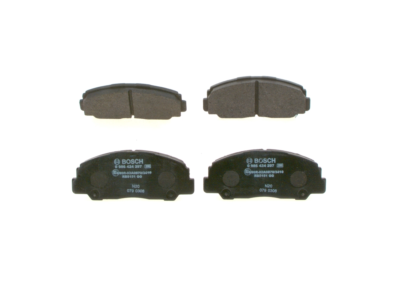 Brake Pad Set, disc brake 0 986 424 297