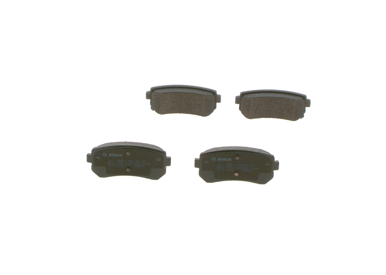 Brake Pad Set, disc brake 0 986 494 140