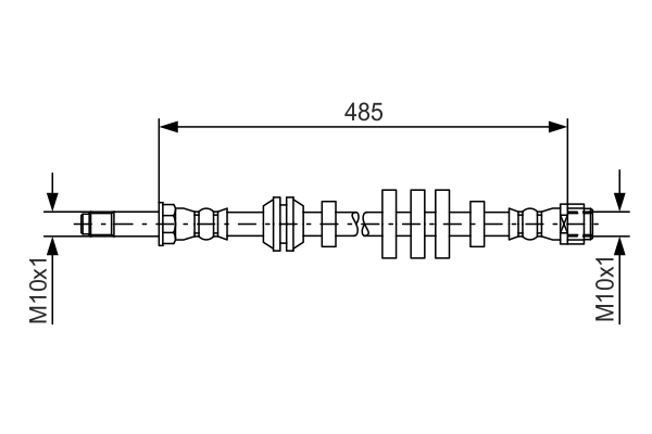 Brake Hose 1 987 481 568